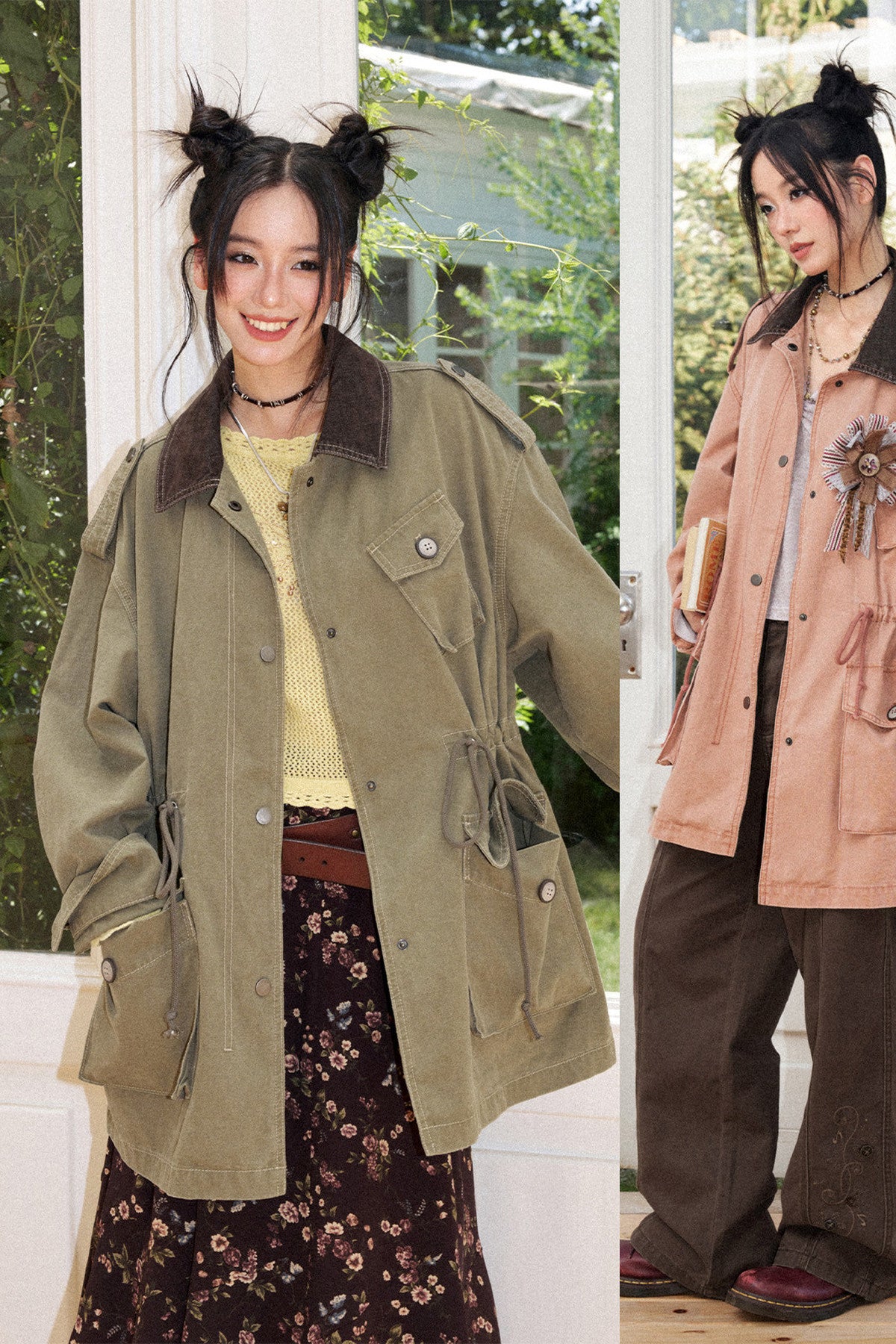 Cotton Washed Workwear Jacket