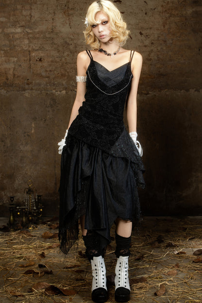 Retro Gothic Spaghetti Strap Camisole