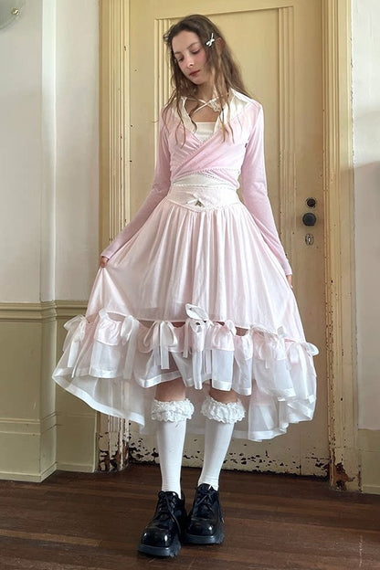 Angel's Tears Jacquard Ballet Top
