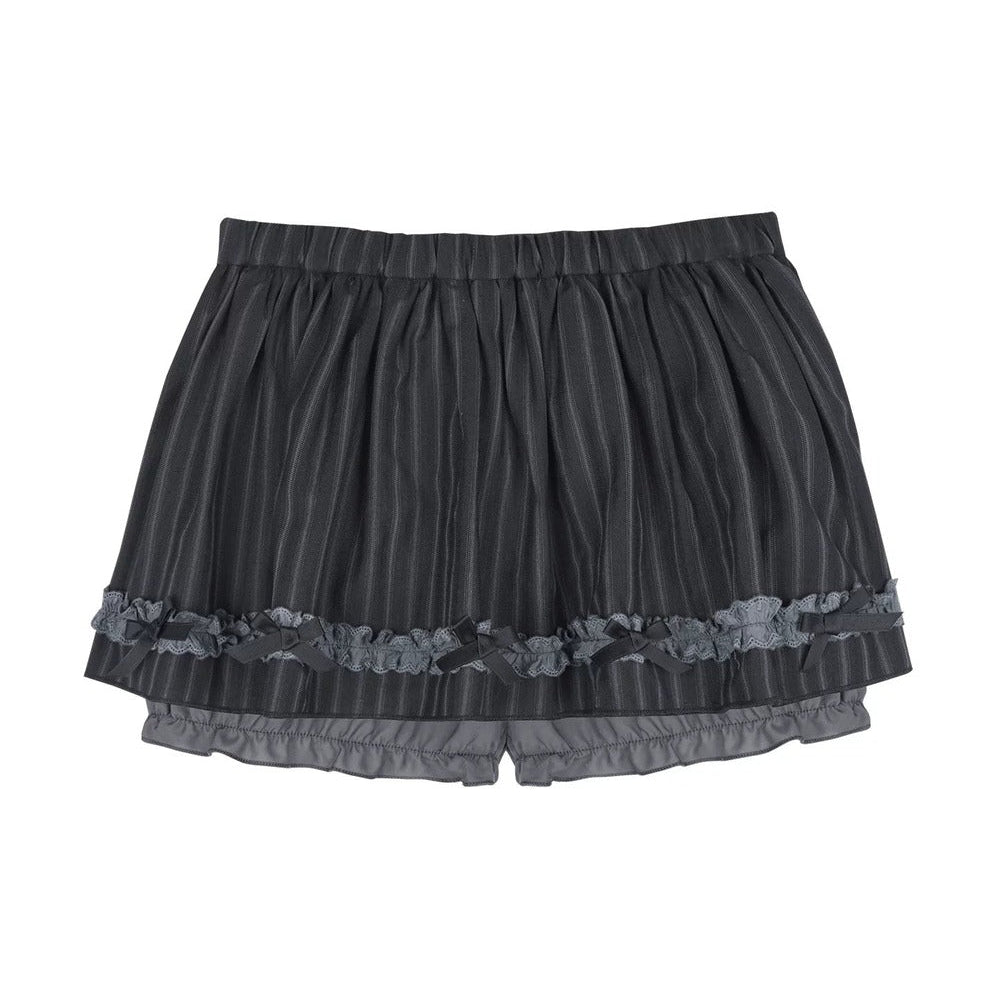 Dark Lolita Slimming Pumpkin Skirt Set-Up