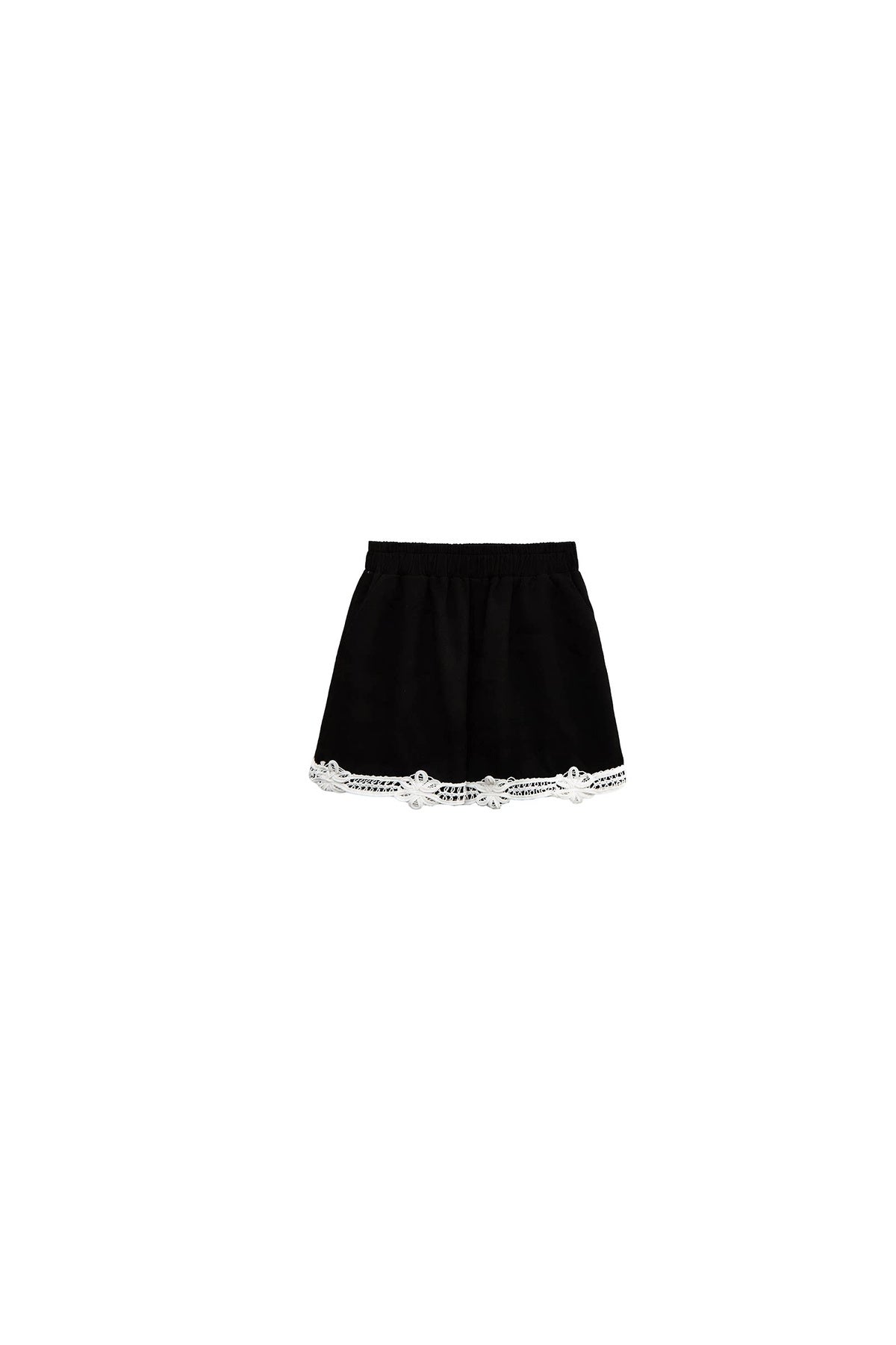 Three-Dimensional Rope Embroidery Floral Tencel Vest and Shorts Set-Up