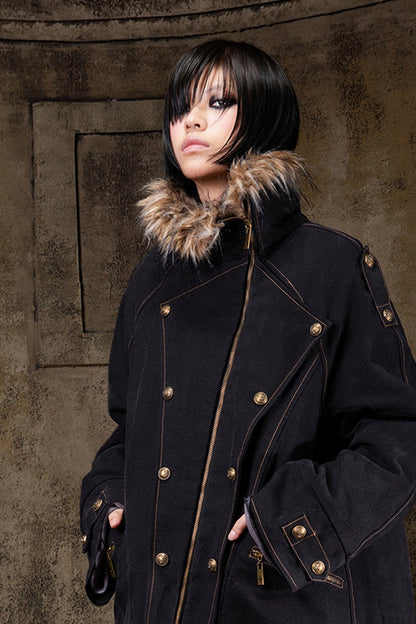 Style Mid-Length Loose Jacket