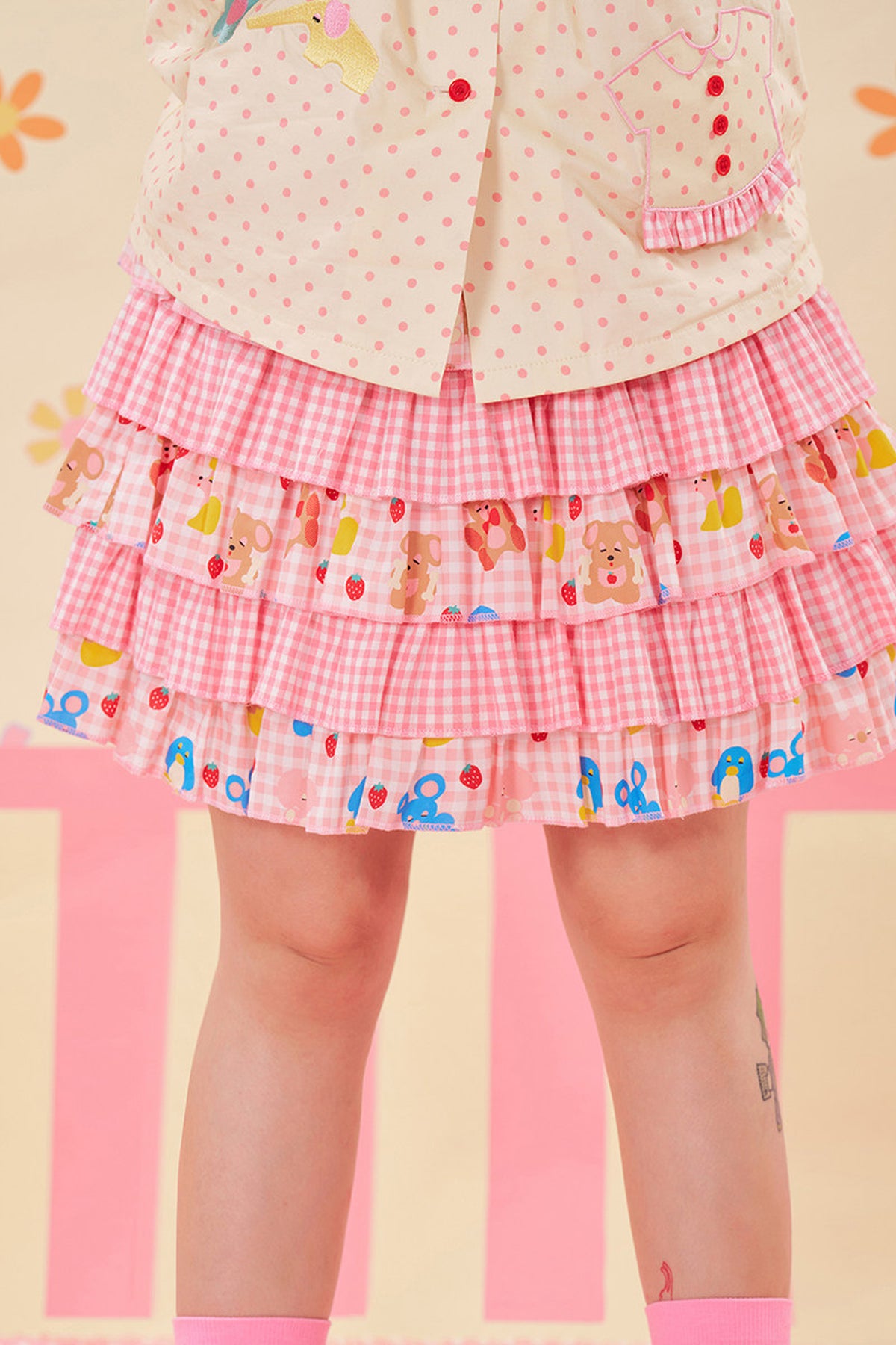 Polka Dot Cake Skirt