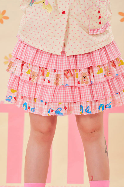 Polka Dot Cake Skirt