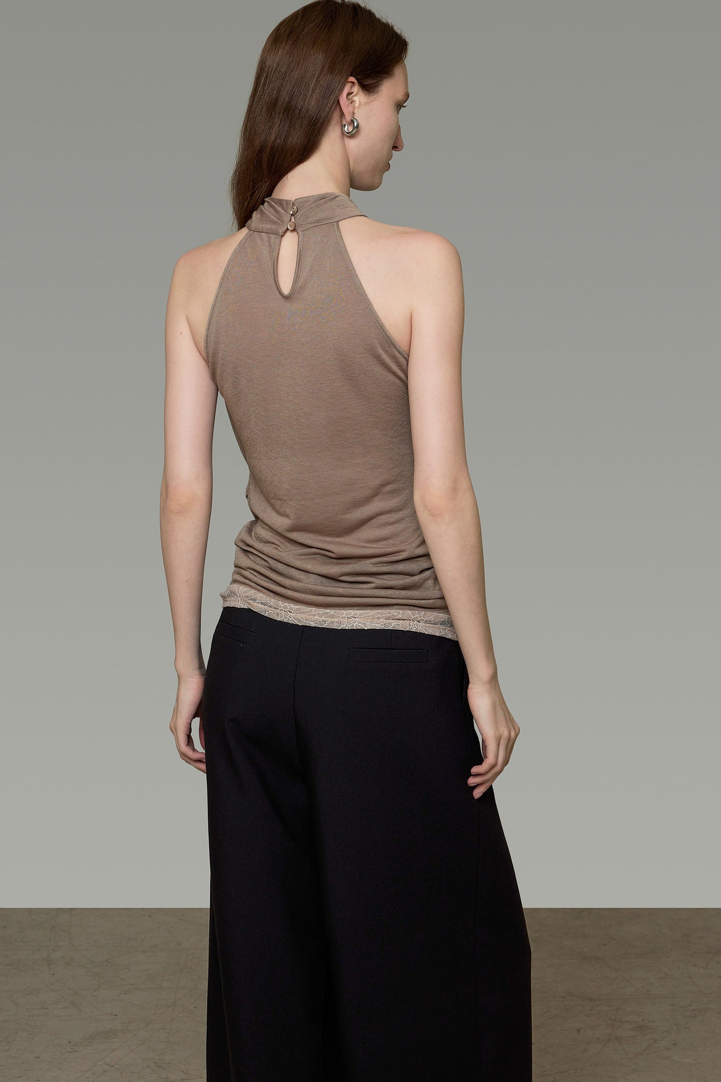 Draped Halter Top