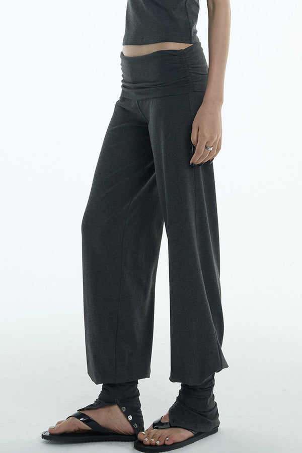Lyocell One-Shoulder Top And Pants Set-Up