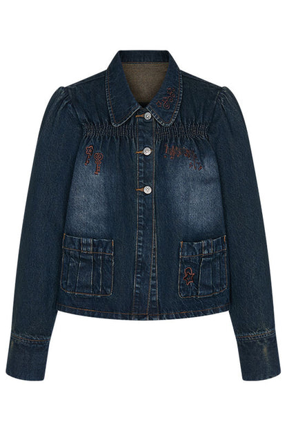 Embroidered Denim Jacket