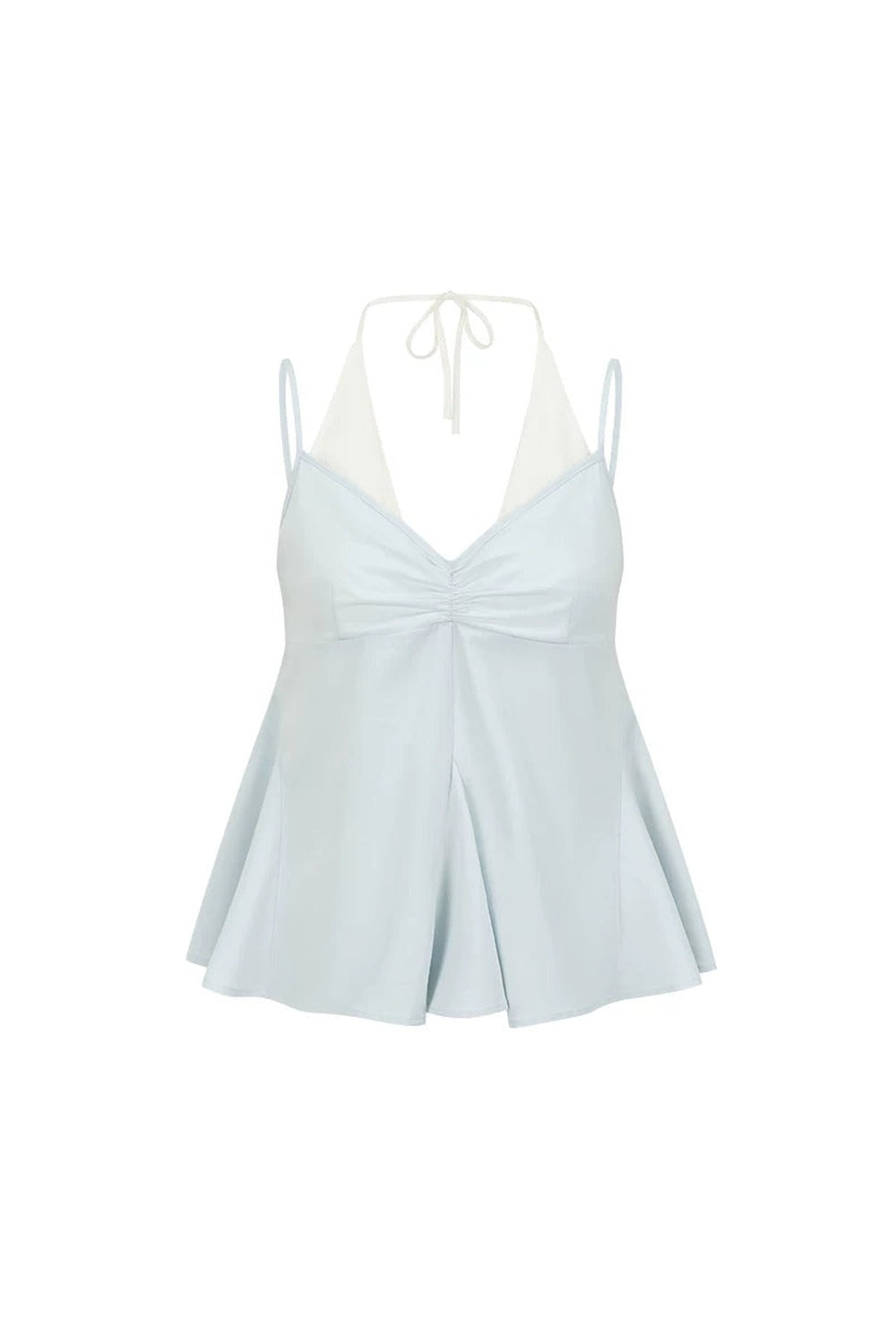 Color-Block Faux Layered Camisole Top