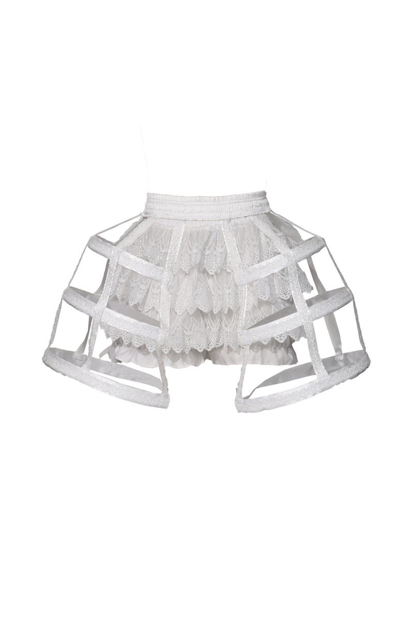 Gothic Ribbed Corset Suspender Set-Up