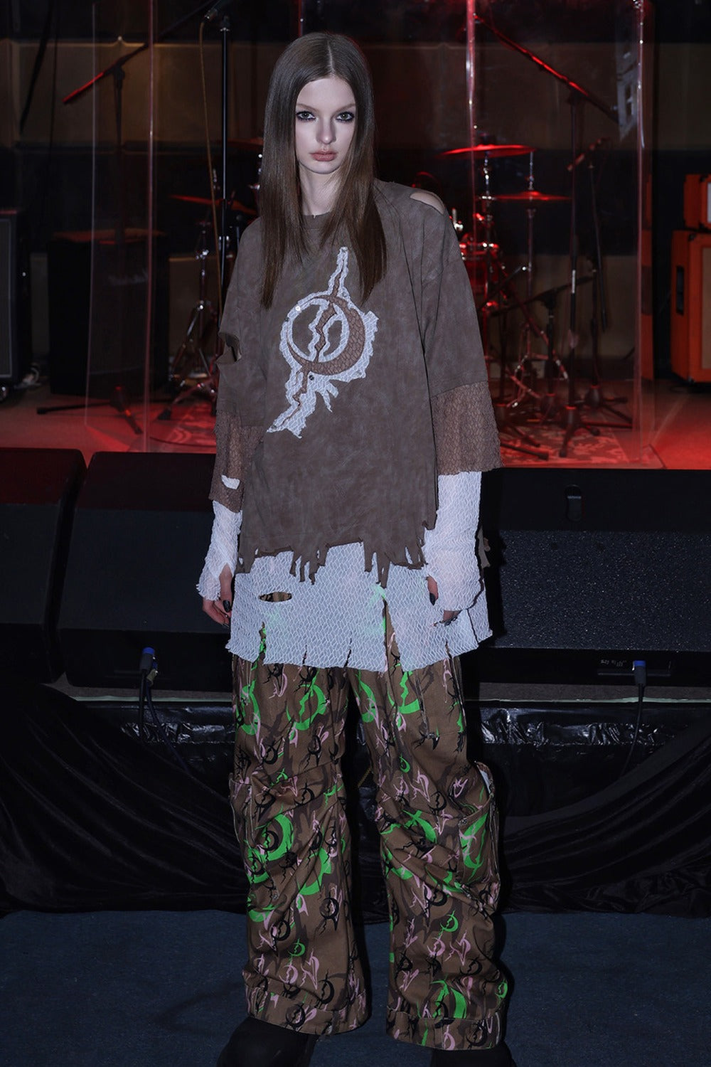 3-Layer Distressed T-Shirt