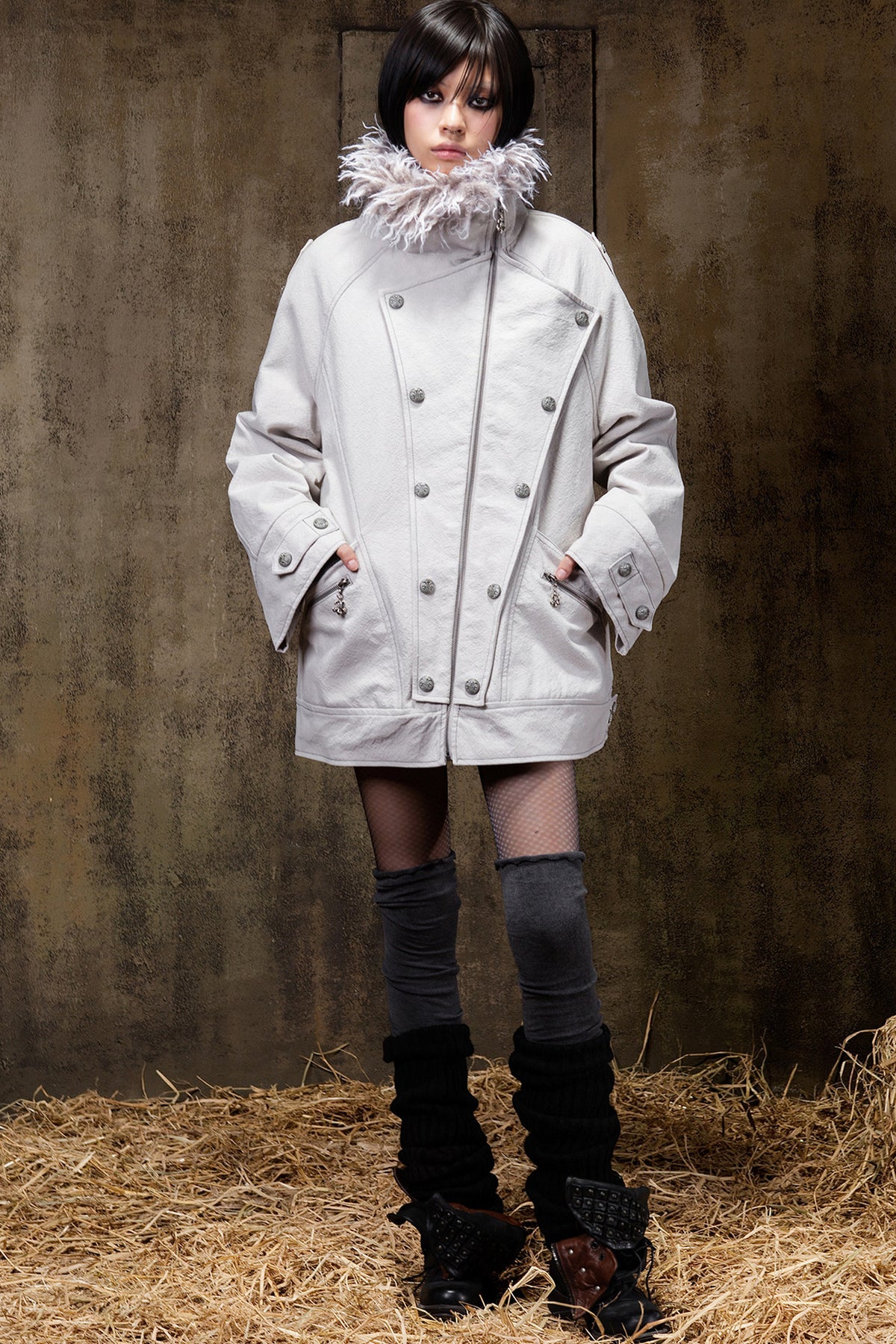 Style Mid-Length Loose Jacket