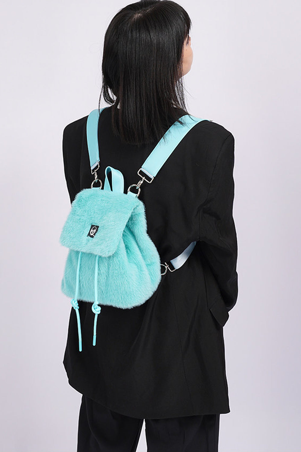Zaino a tracolla peloso Macaron