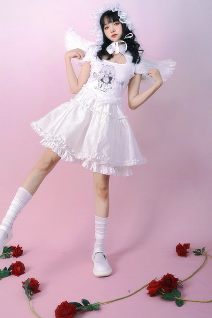 Heavenly Maid Heart Cheongsam Top
