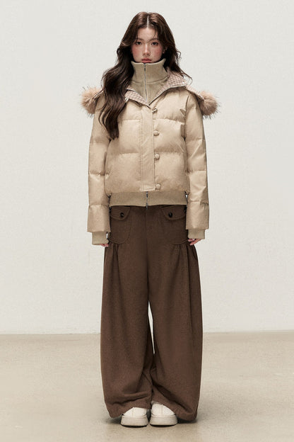 Three-Dimensional Straight-Leg Pants