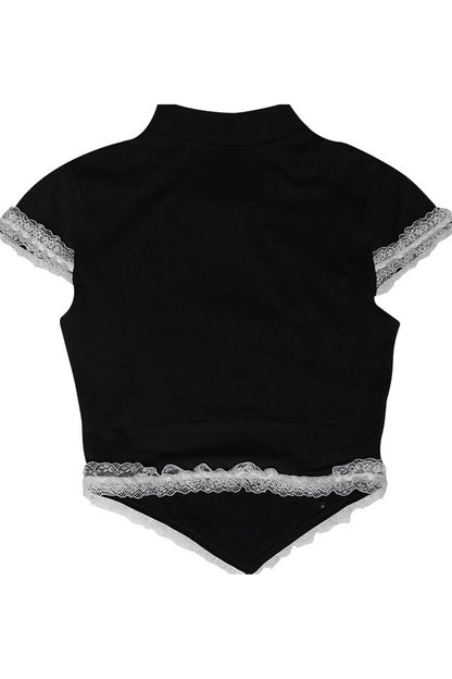 Heavenly Maid Heart Cheongsam Top