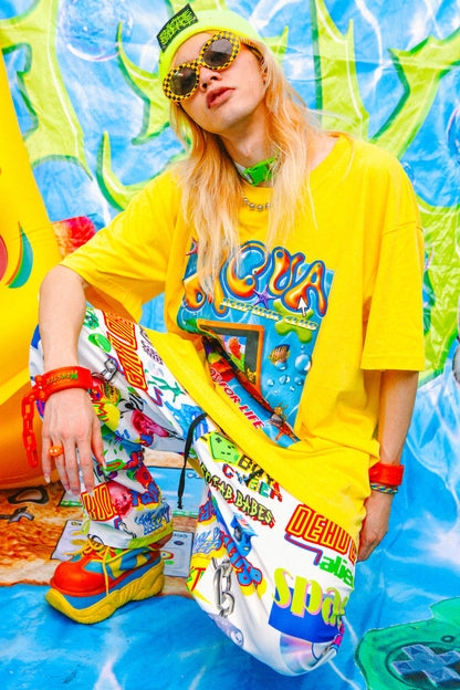Bright Yellow Game Console Blouse