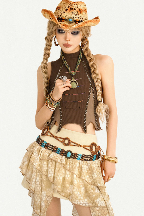 Colorful Braided Rope Necklace