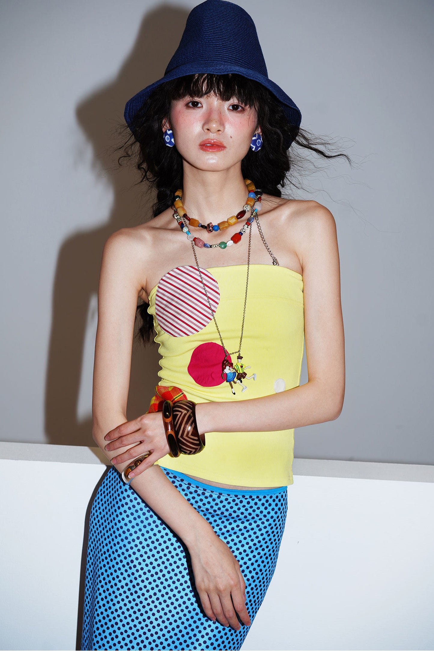 Niche Color-Block Patchwork Vest