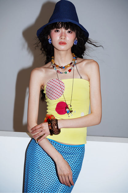 Niche Color-Block Patchwork Vest