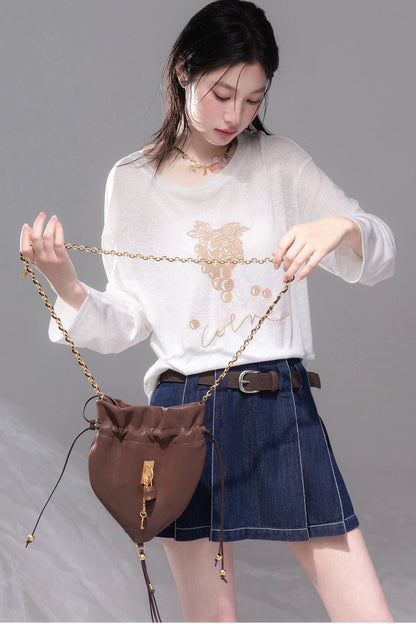 Cool Cream Lyocell Blouse