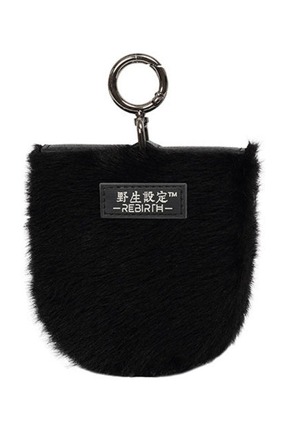 Portamonete in peluche a blocchi di colore