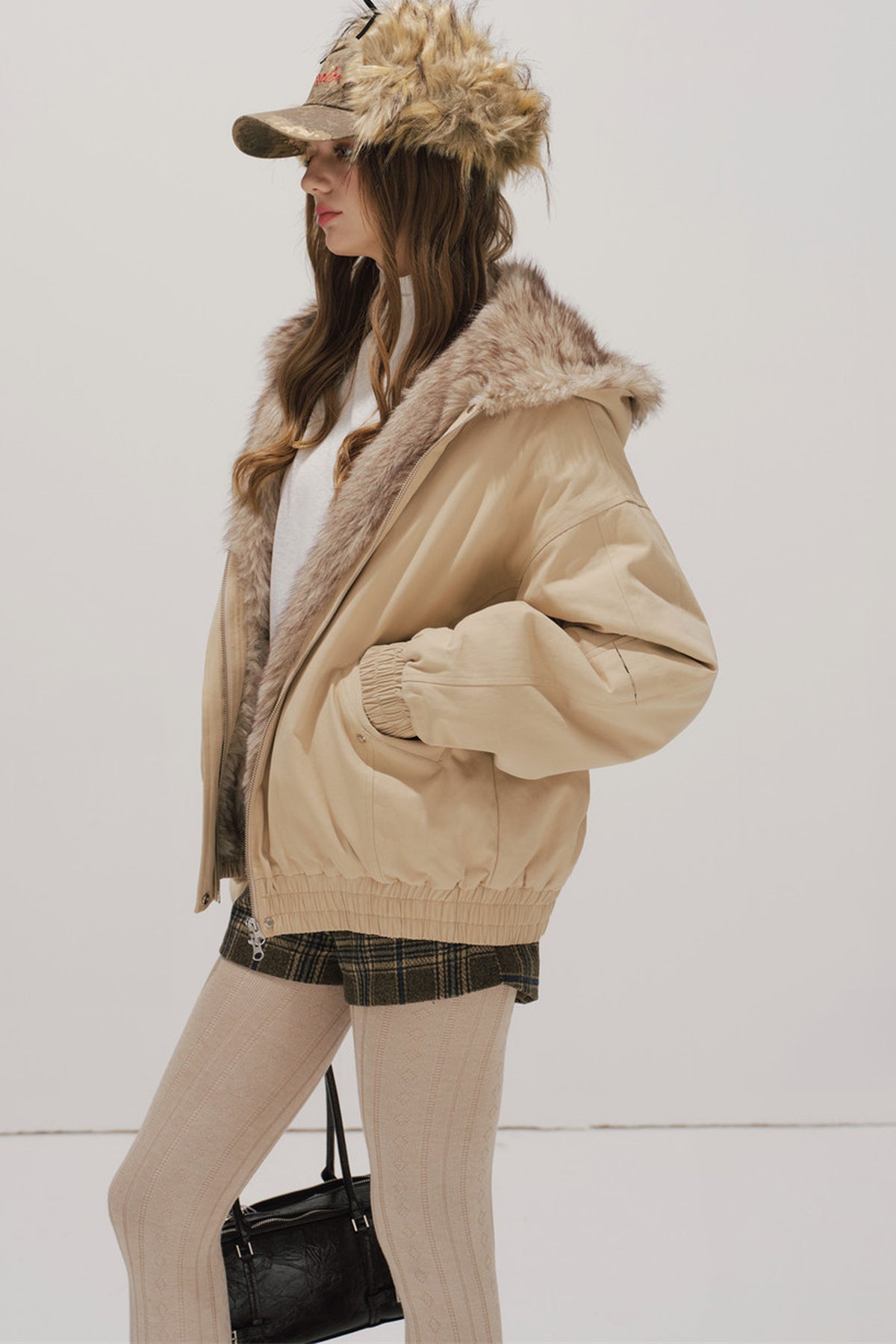 Workwear Cotton Padded Jacket and Shorts Set-Up