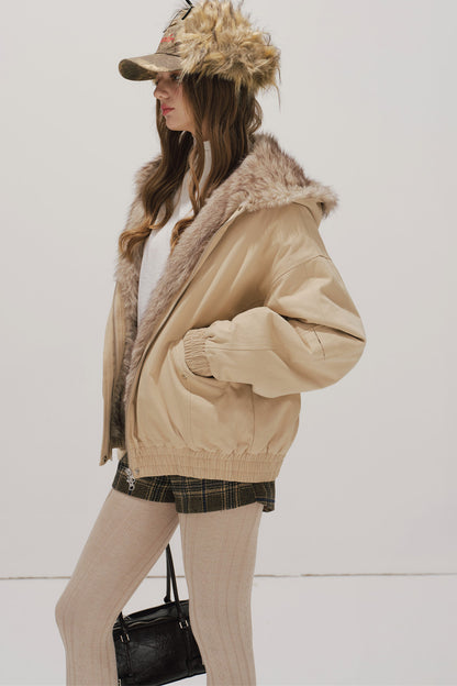 Workwear Cotton Padded Jacket and Shorts Set-Up