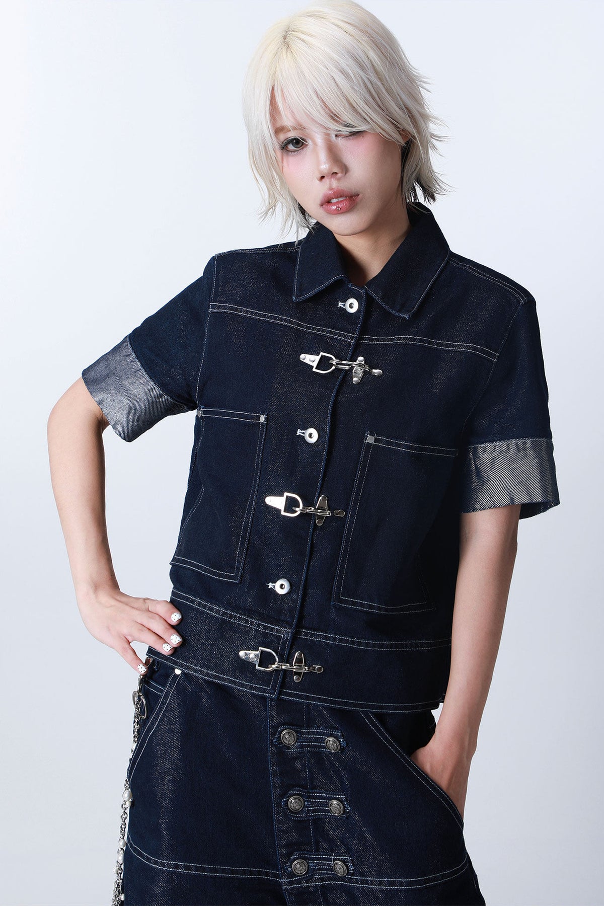 Short Sleeve Denim Jacket