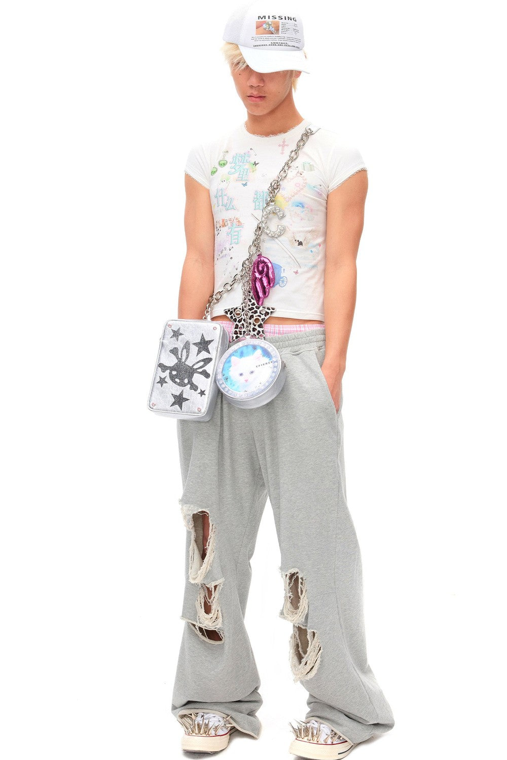 Dreams Lace Print T-Shirt