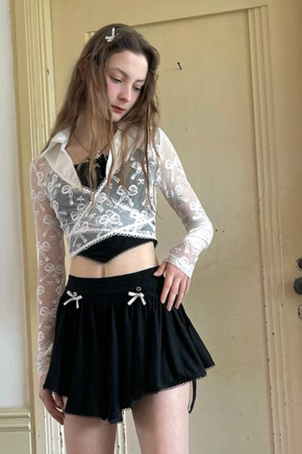 Angel's Tears Jacquard Ballet Top