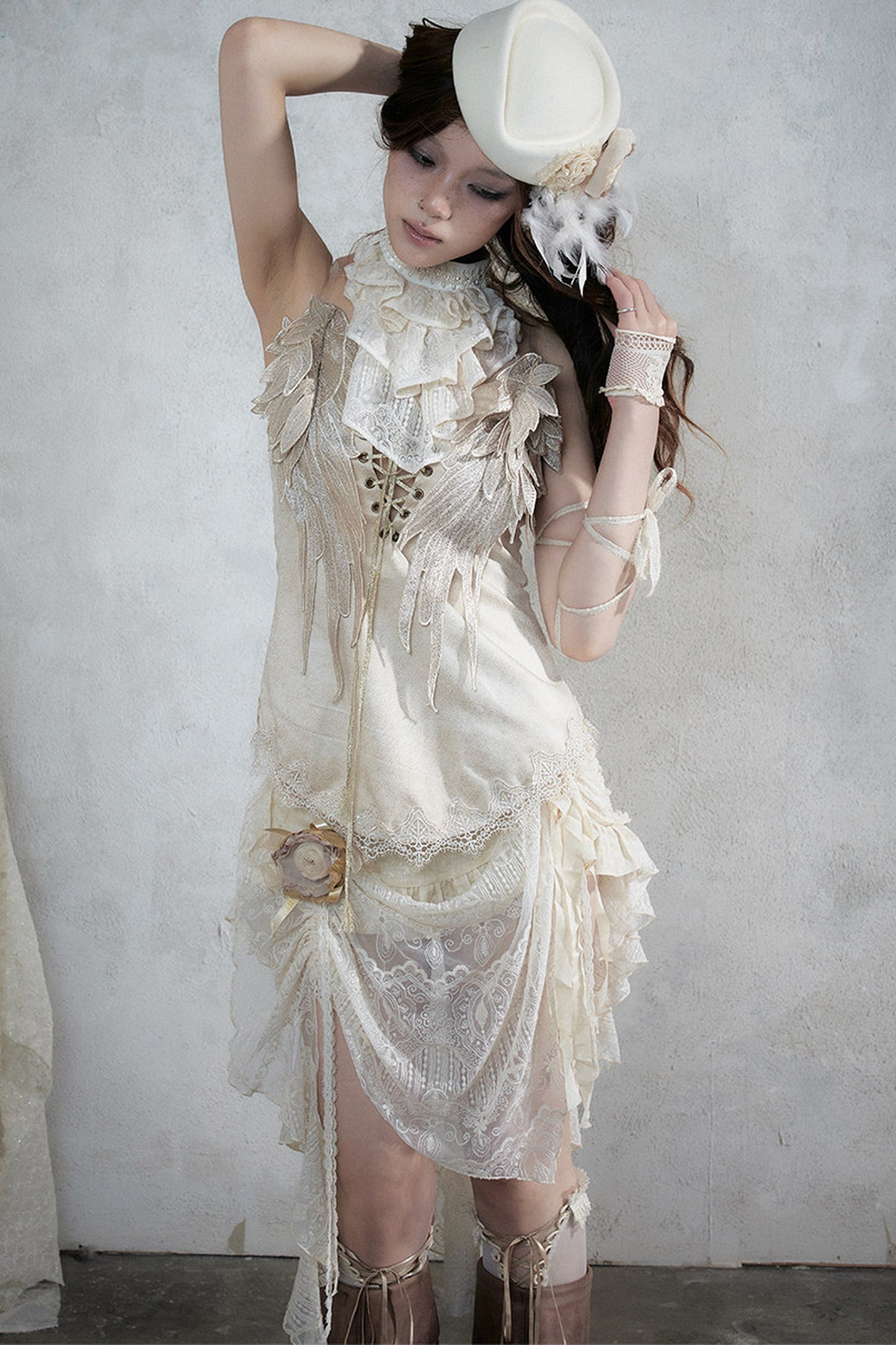 Baroque Lace Collar Scarf