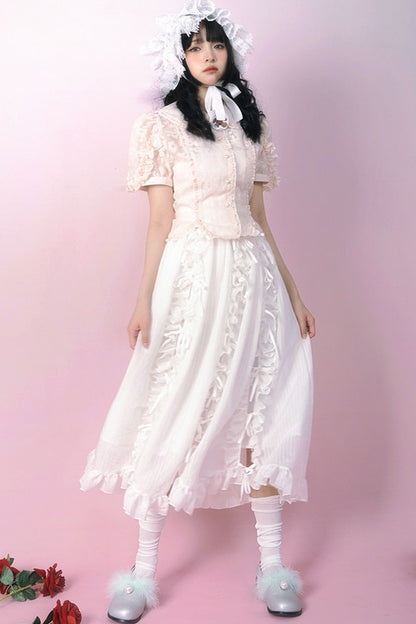 Heavenly Bow Lace Skirt