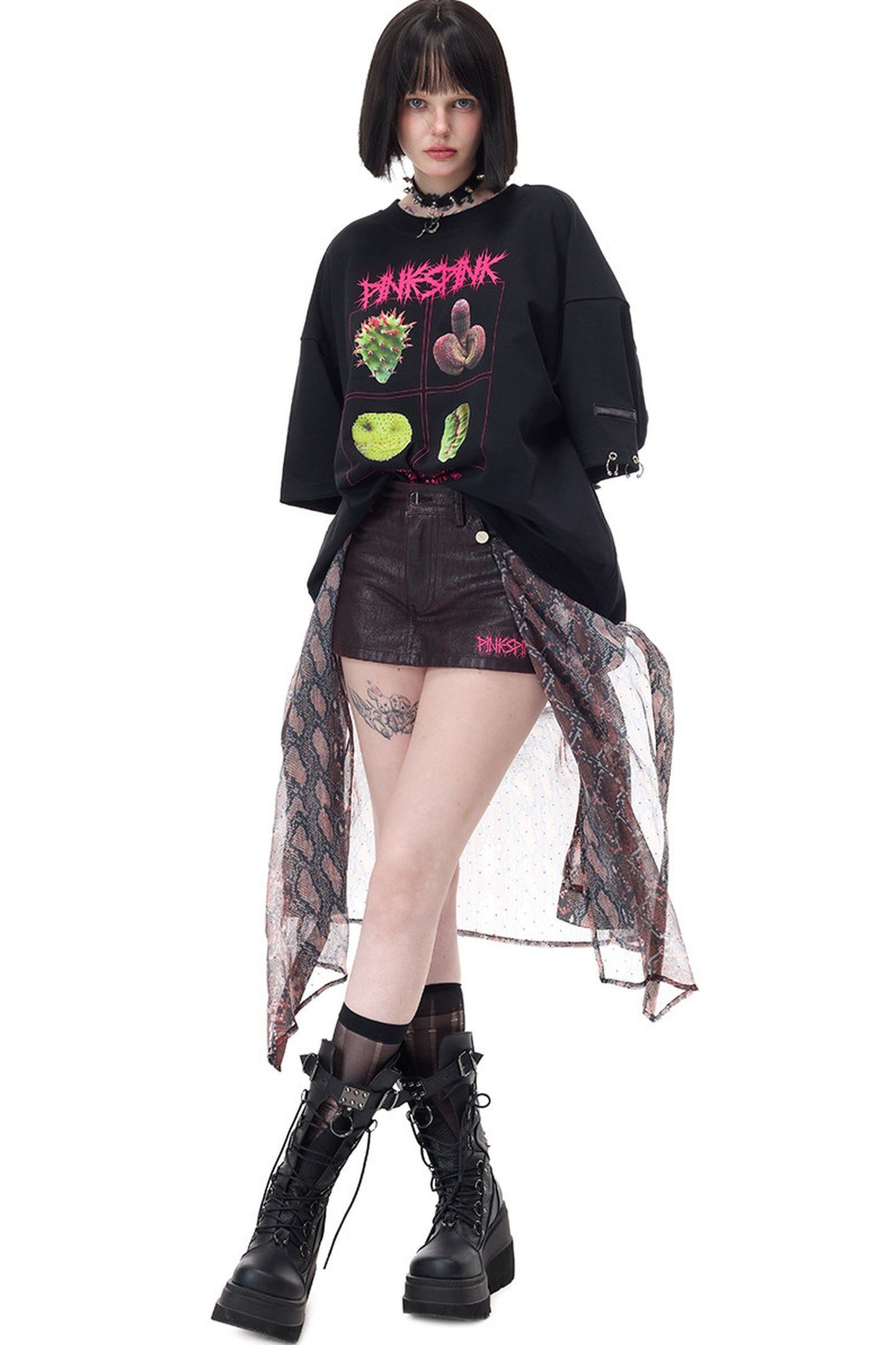 Plant Punk Concept Poster Print T-Shirt