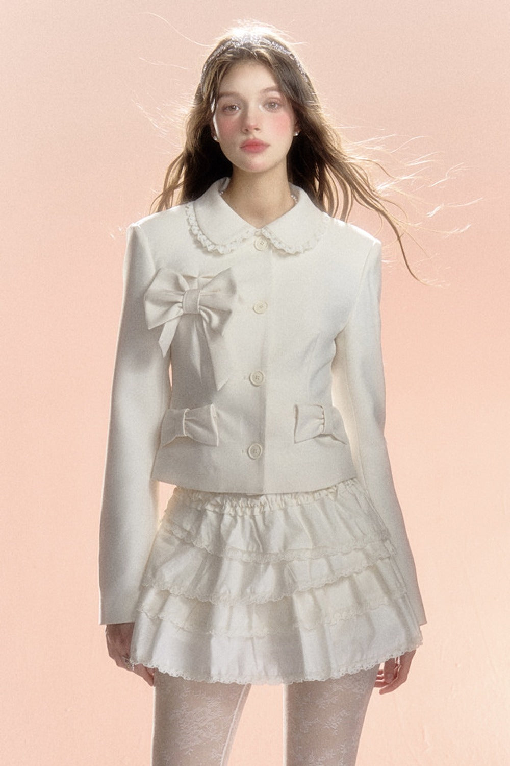 Multi-Layered Asymmetrical Lace Princess Skirt