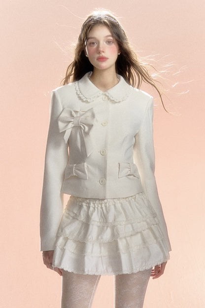 Multi-Layered Asymmetrical Lace Princess Skirt