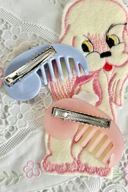 Pink Blue Comb Hair Clip