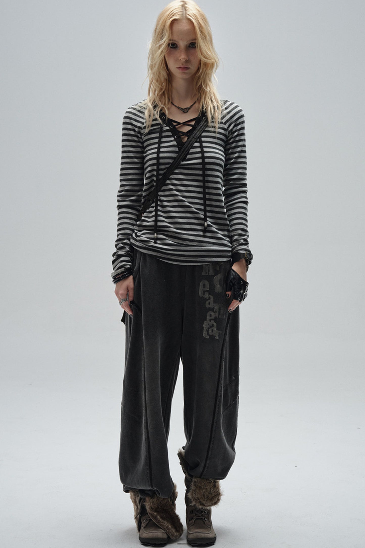 Raw Edge Retro Sweatpants