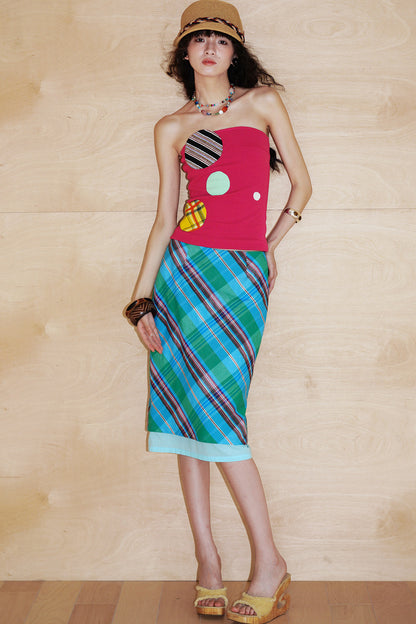 Niche Color-Block Patchwork Vest