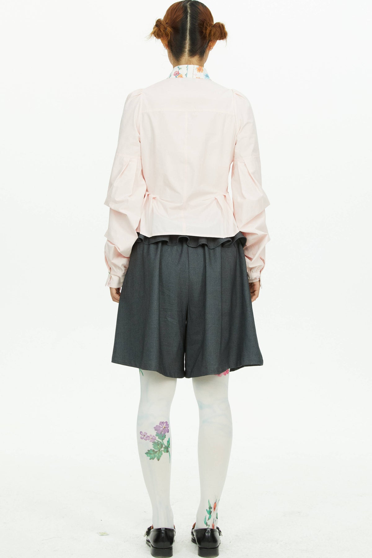 Retro-Strumpfhose mit Print