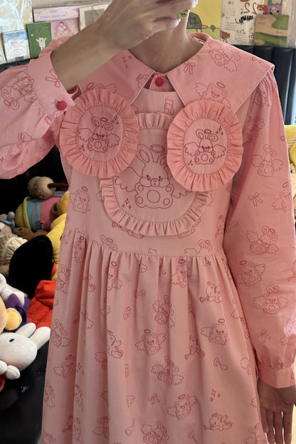 Bunny Collar Loose Blouse