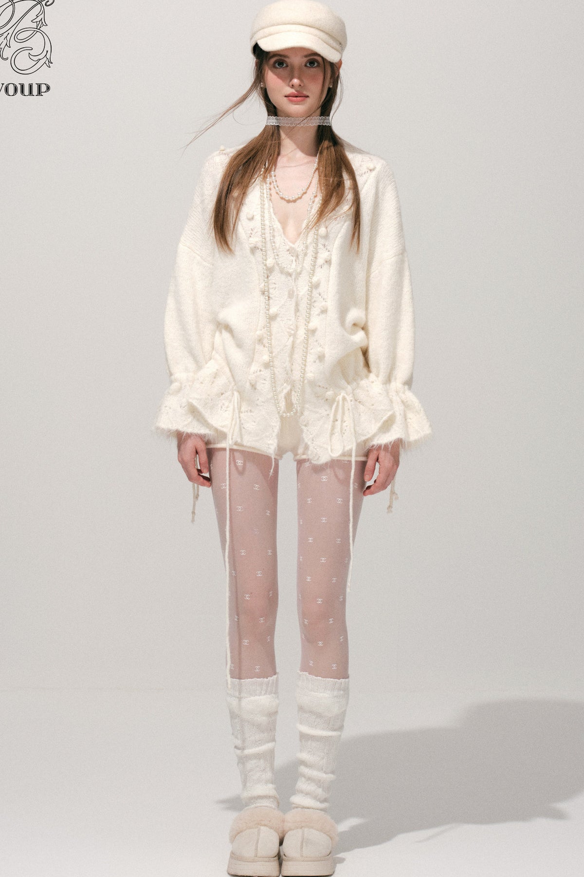 Loose Crochet Knit Shorts