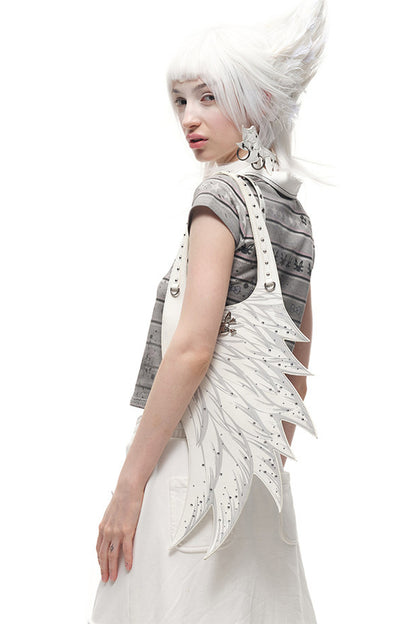Angel Wings Rhinestone Underarm Bag