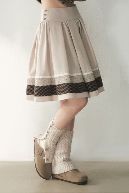 Floral Patchwork Skirt