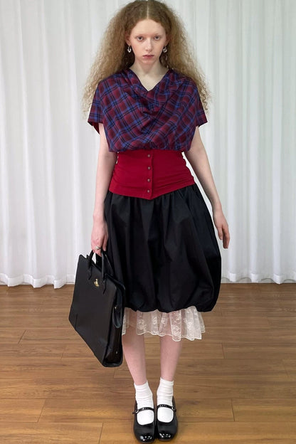 Plaid Short Sleeve Shirt