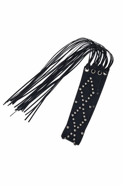 Studded Wide Strap Tassel Waist Cincher