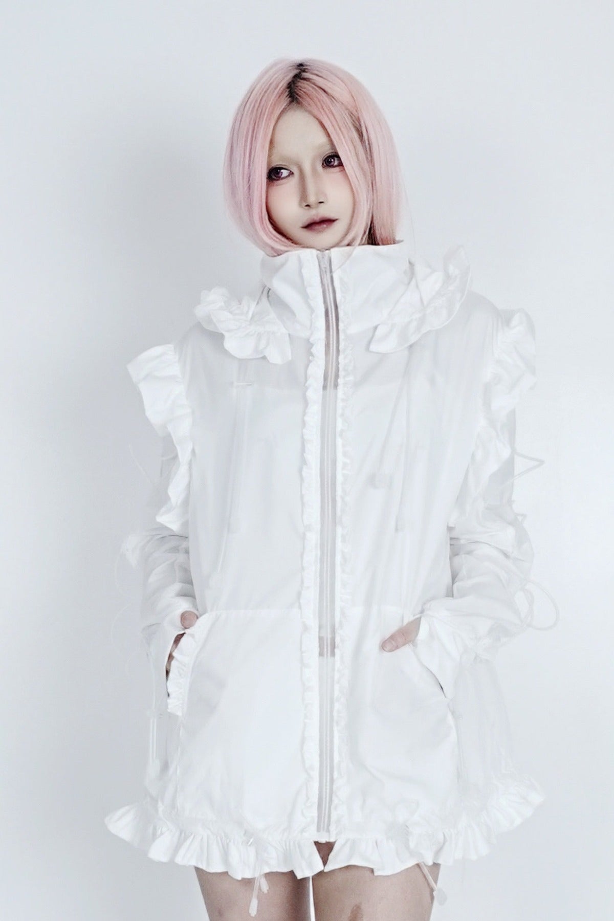 Cat Ear Ruffle Sun Jacket