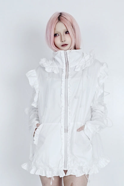 Cat Ear Ruffle Sun Jacket