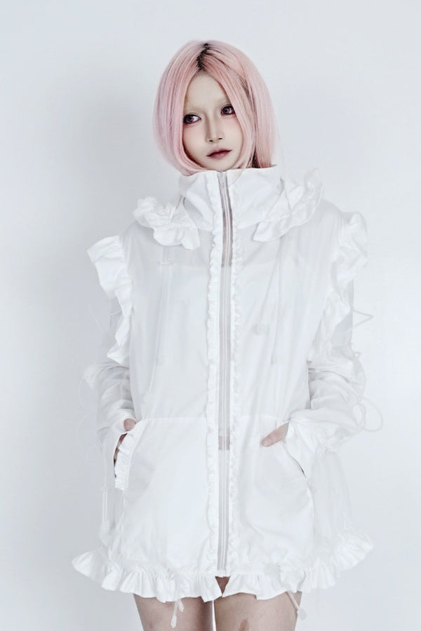 Cat Ear Ruffle Sun Jacket