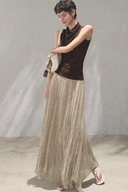 Flowing Twilight Halter Vest