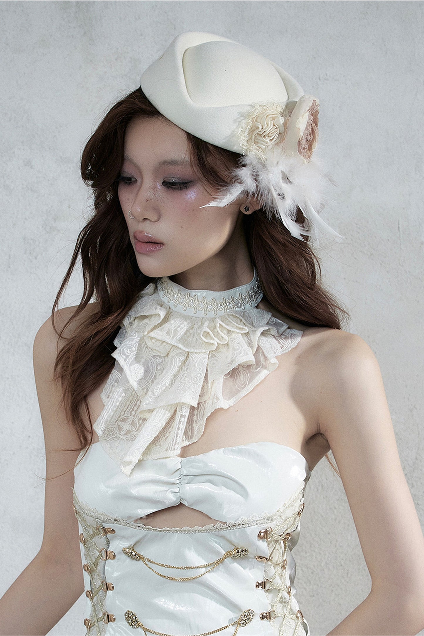 Baroque Lace Collar Scarf